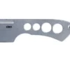 CRKT Razel Chisel Fixed Blade Knife Stainless Steel Handle 8Cr13MoV Plain Edge Stonewash Finish CR2130