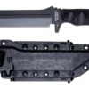 Halfbreed Blades Fixed Blade Knife Black G10 Handle D2 Tanto Plain Edge MIK-05P-BLK