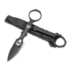 Benchmade Mini SOCP Fixed Knife Black Handle Black Plain Edge 173BK