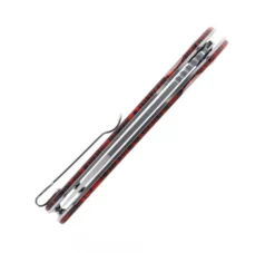 WMK Exclusive CJRB Pyrite Wharncliffe Folding Knife Black & Red Gmascus G10 Handle AR-RPM9 Wharncliffe Plain Edge Stonewash Finish J1925A-MFS -Cold Steel || Mora || Spyderco Shop CJRB J1925A MFS 03 81886.1685545374