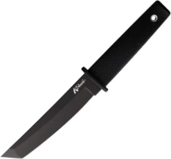 Cold Steel Kobun Boot Fixed Blade Knife Black Kraton Handle Plain Black Blade 17TBKBK