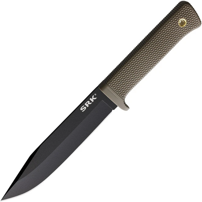 Cold Steel SRK Fixed Blade Knife Desert Earth Handle SK-5 Plain Black Blade 49LCKDEBK 1 Cold Steel SRK Fixed Blade Knife Desert Earth Handle SK-5 Plain Black Blade 49LCKDEBK