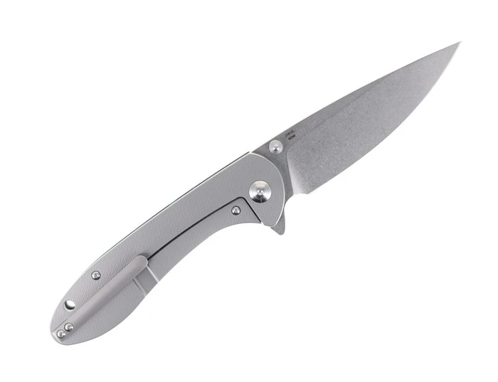 WMK Exclusive CJRB Large Feldspar Flipper Titanium Blue Fat Carbon Handle Frame Lock M390 Blade CJ1912L-DMB 5 WMK Exclusive CJRB Large Feldspar Flipper Titanium Blue Fat Carbon Handle Frame Lock M390 Blade CJ1912L-DMB - Image 5