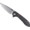WMK Exclusive CJRB Large Feldspar Flipper Titanium Red Fat Carbon Handle Frame Lock M390 Blade CJ1912L-DMR