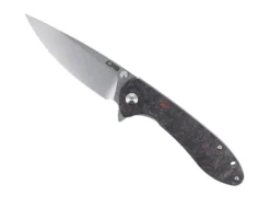 WMK Exclusive CJRB Large Feldspar Flipper Titanium Red Fat Carbon Handle Frame Lock M390 Blade CJ1912L-DMR