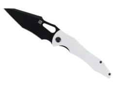 WMK Exclusive Artisan Cutlery Great White Folding Knife White G10 DLC Coated Blade 1841P-BWH