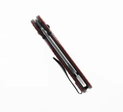 (V2) Exclusive Kizer Drop Bear Pocket Knife Red Micarta Handle S35VN Plain Edge Stonewashed Finish Ki3619E -Cold Steel || Mora || Spyderco Shop Kizer Drop Bear 3619E1 03 96930.1680635491.1280.1280 49427.1680715111