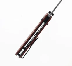 (V2) Exclusive Kizer Drop Bear Pocket Knife Red Micarta Handle S35VN Plain Edge Stonewashed Finish Ki3619E -Cold Steel || Mora || Spyderco Shop Kizer Drop Bear 3619E1 04 76696.1680635490.1280.1280 71976.1680715111