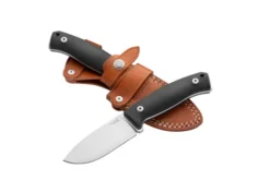 Lionsteel M2M Fixed Blade Knife Black G10 Handle M390 Plain Edge Satin Finish M2M GBK