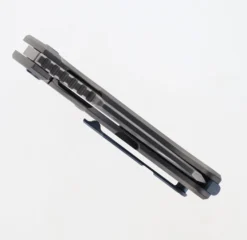 PMP Titano Folding Knife Grey W/ Blue Clip And BackspacerTitanium Handle Flipper Overbuilt Pocket Knife M390 Blade Steel -Cold Steel || Mora || Spyderco Shop PMP TITANIN GRAY BLUE 02 20706.1695829550