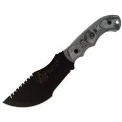 TOPS Tom Brown Tracker Fixed Knife Black Carbon Steel Blade Micarta Handle