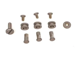 Rick Hinderer XM-18 3" Complete Hardware Kit Titanium Working Finish