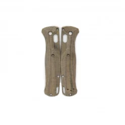 Flytanium Crossfade Scales For Benchmade Bugout Green Canvas Micarta Body FLY-868